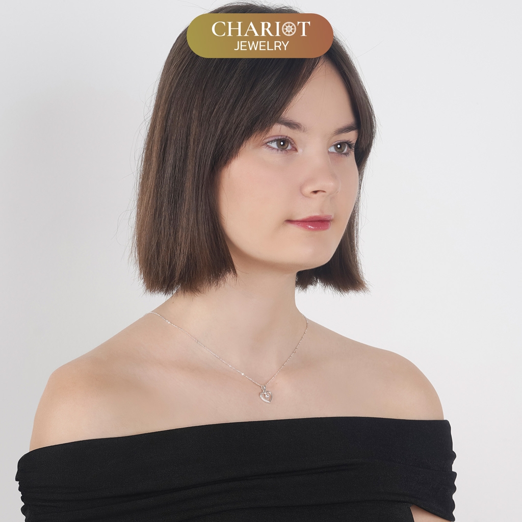 Dây chuyền bạc S925 DCJ162 Heartfelt, quà tặng Valentine ý nghĩa, Chariot Jewelry
