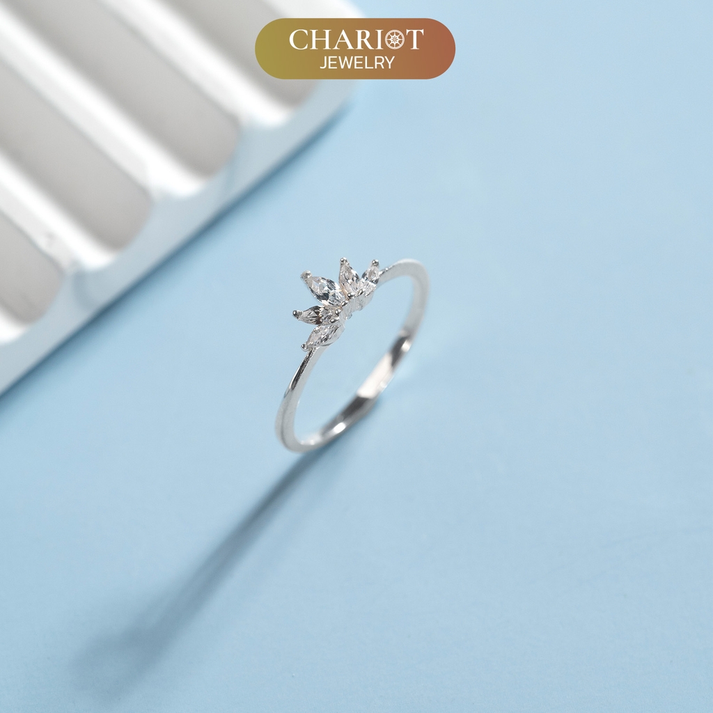 Nhẫn Bạc NCJ10 Hình Rắn Đính Đá Chariot Jewelry