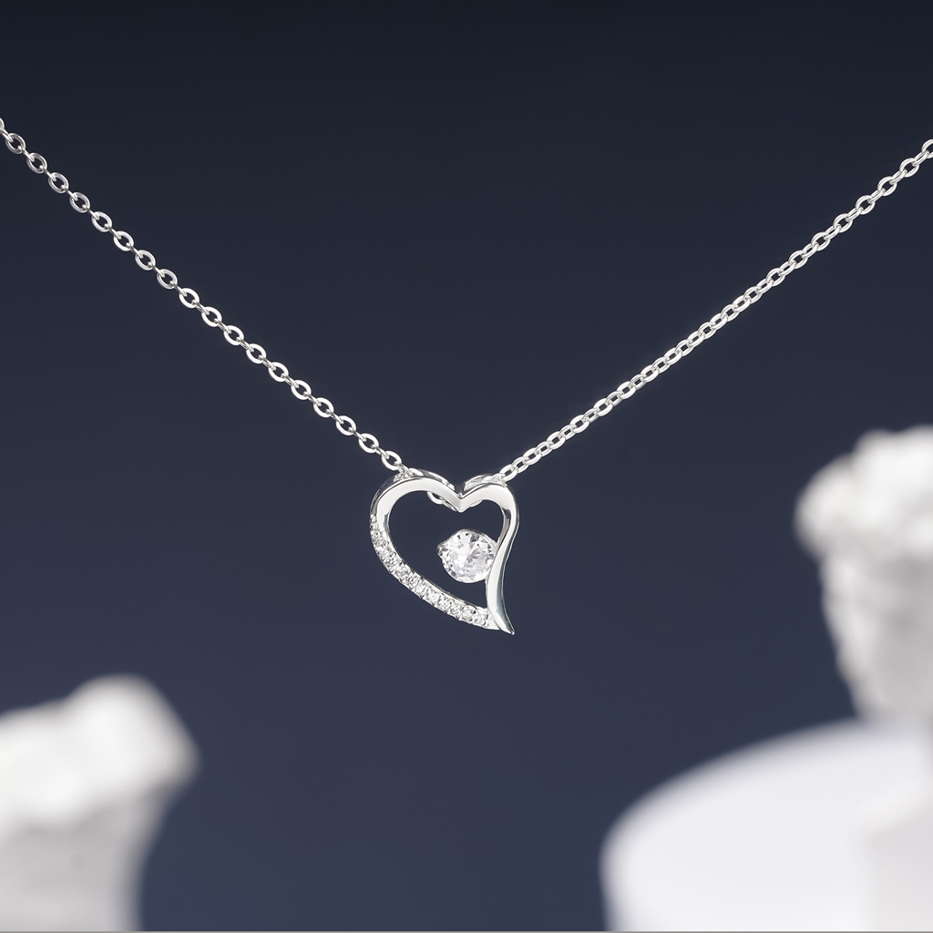 Dây chuyền bạc DCJ01 Forever Love s925 quà tặng sinh nhật ý nghĩa dành cho bạn gái ChariotJewelry
