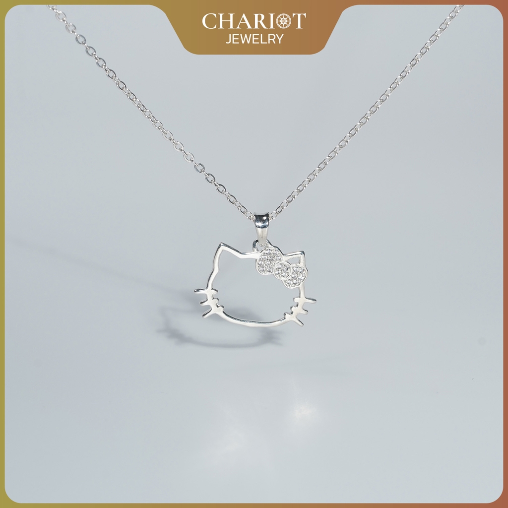 Dây chuyền s925 DCJ145 Hello Kitty đáng yêu ChariotJewelry