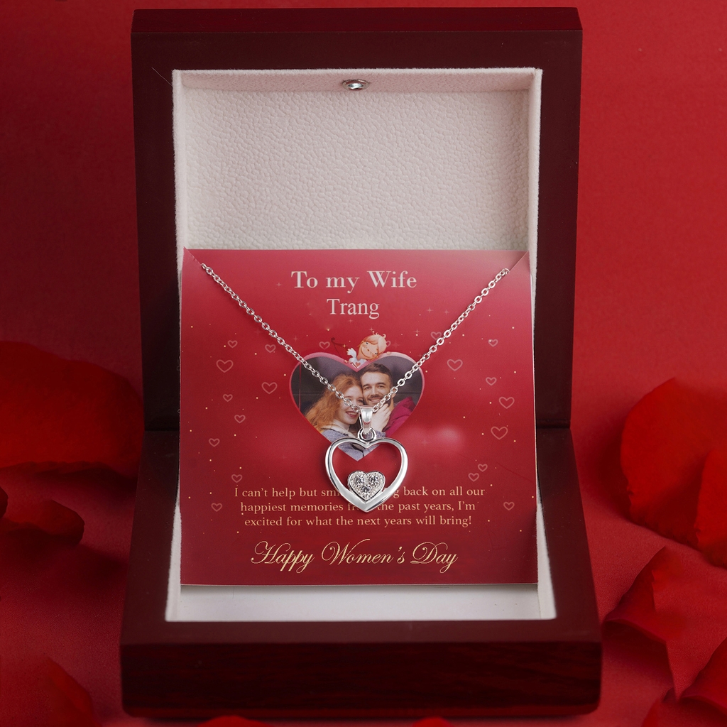 Dây chuyền bạc DCJ94 S925 trái tim yêu thương, quà tặng Valentine ý nghĩa, Chariot Jewelry