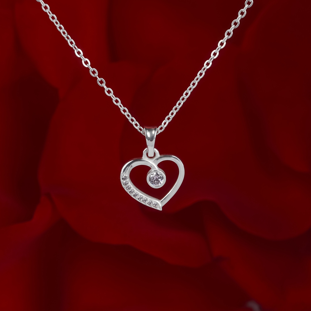 Dây chuyền bạc S925 DCJ162 Heartfelt, quà tặng 8-3 ý nghĩa, Chariot Jewelry