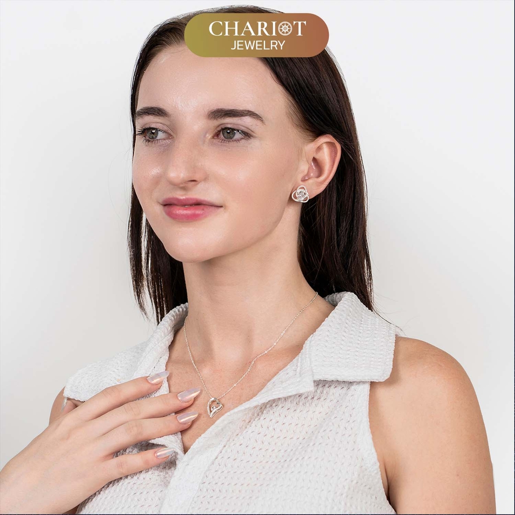 Dây chuyền bạc DCJ01 Forever Love s925 sang trọng trẻ trung ChariotJewelry