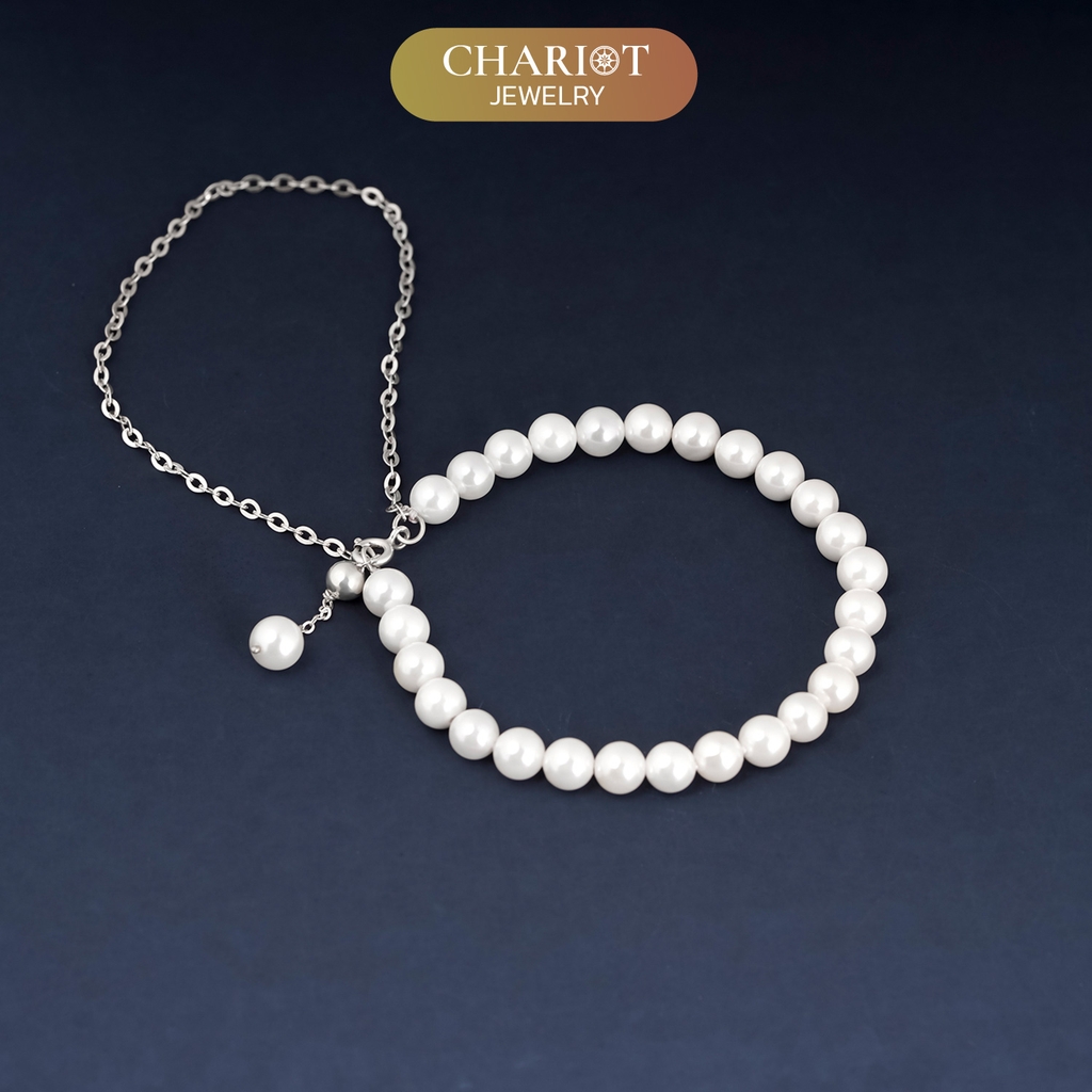 Lắc tay BCJ02 vòng tay ngọc trai thanh nhã Chariot Jewelry
