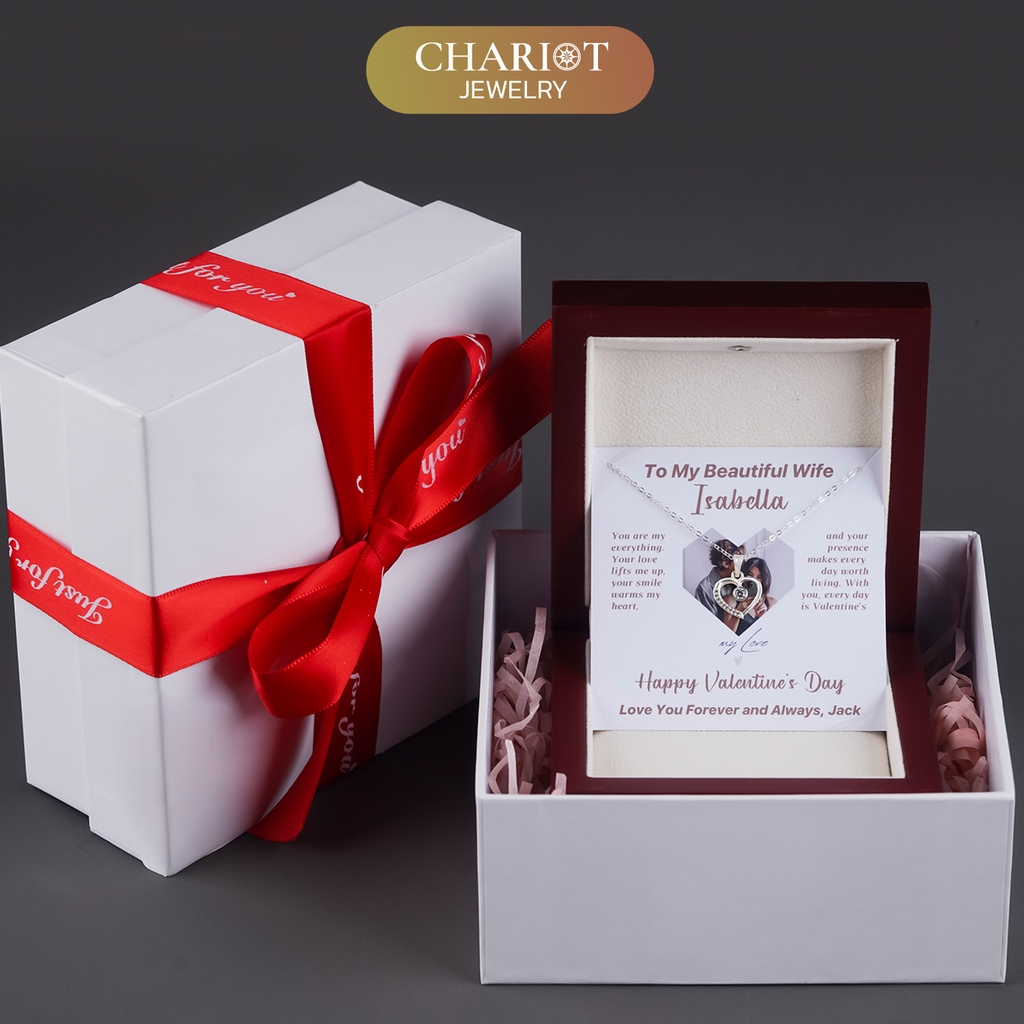 Dây chuyền bạc S925 DCJ162 Heartfelt, quà tặng Valentine ý nghĩa, Chariot Jewelry