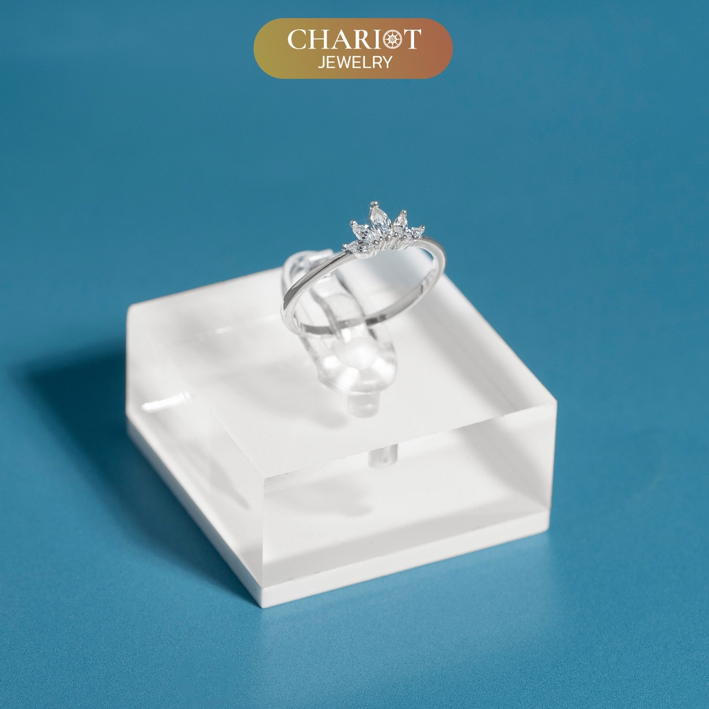 Nhẫn Bạc NCJ10 Hình Rắn Đính Đá Chariot Jewelry