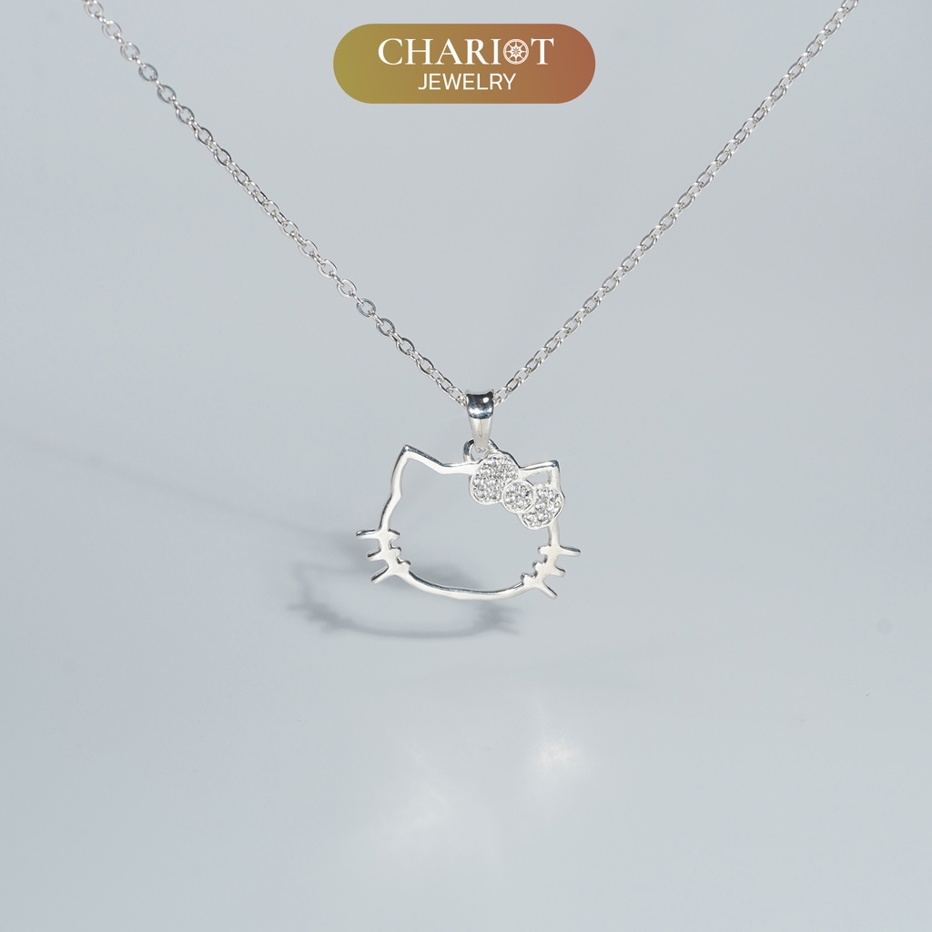 Dây chuyền s925 DCJ145 Hello Kitty đáng yêu ChariotJewelry