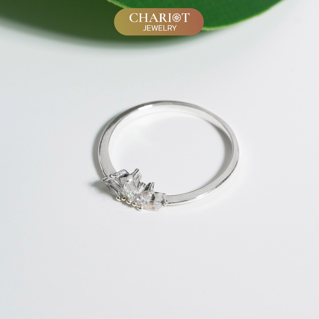 Nhẫn Bạc NCJ10 Hình Rắn Đính Đá Chariot Jewelry