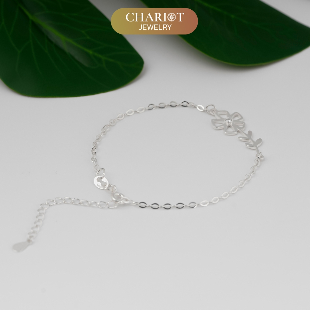 Lắc tay BCJ18 đóa hoa tinh tế Chariot Jewelry