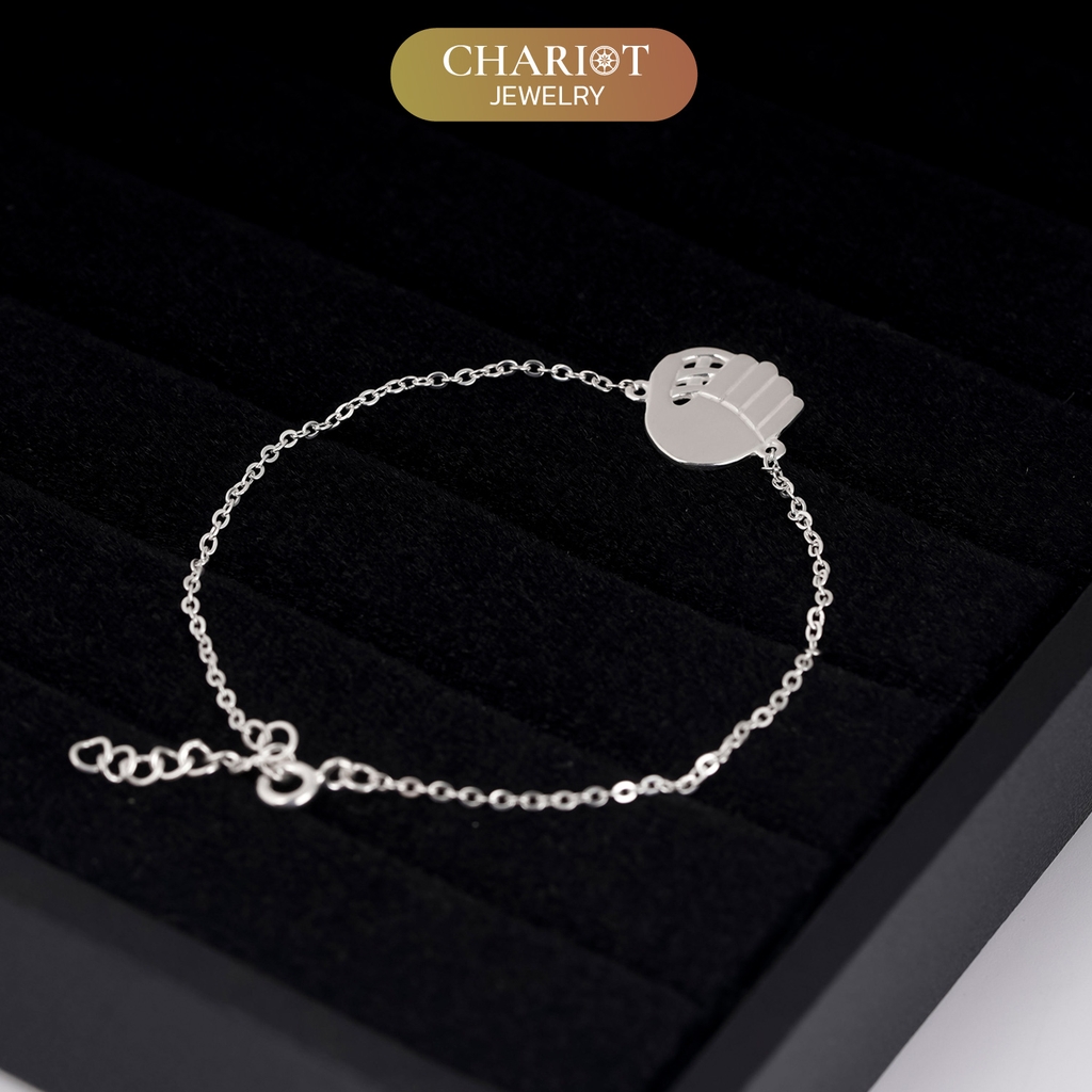 Lắc tay BCJ26 kết hợp charm găng tay bóng chày Chariot Jewelry
