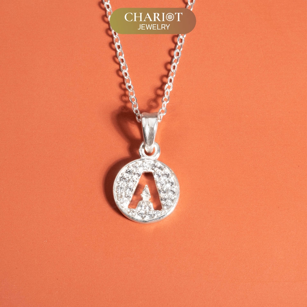 Dây chuyền DCJ104 chữ cái mang phong cách cá nhân hóa bạc 925 ChariotJewelry
