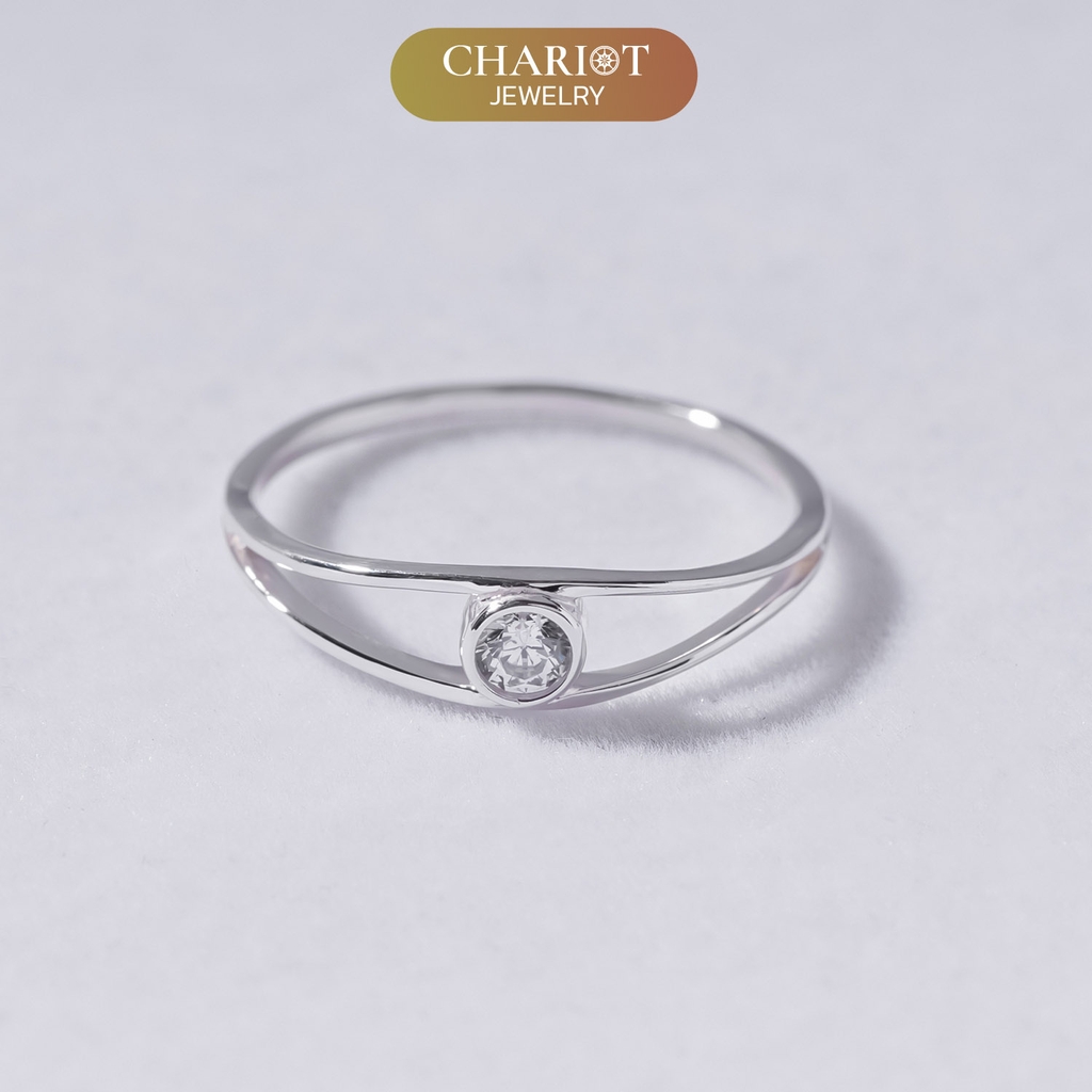 Nhẫn bạc NCJ54 Minimalist Tiny ChariotJewelry