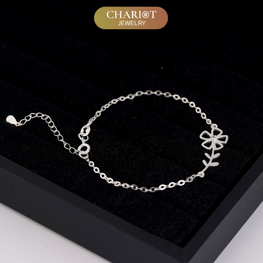 Lắc tay BCJ18 đóa hoa tinh tế Chariot Jewelry