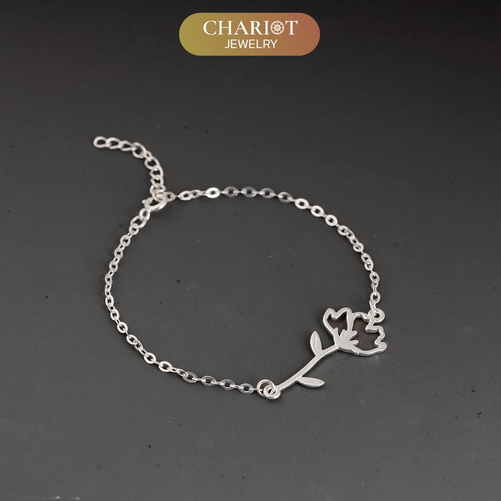 Lắc tay BCJ19 đóa hoa dịu dàng Chariot Jewelry