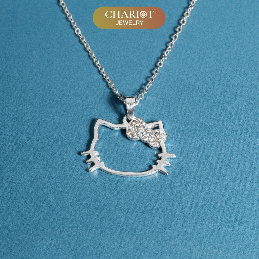 Dây chuyền s925 DCJ145 Hello Kitty đáng yêu ChariotJewelry