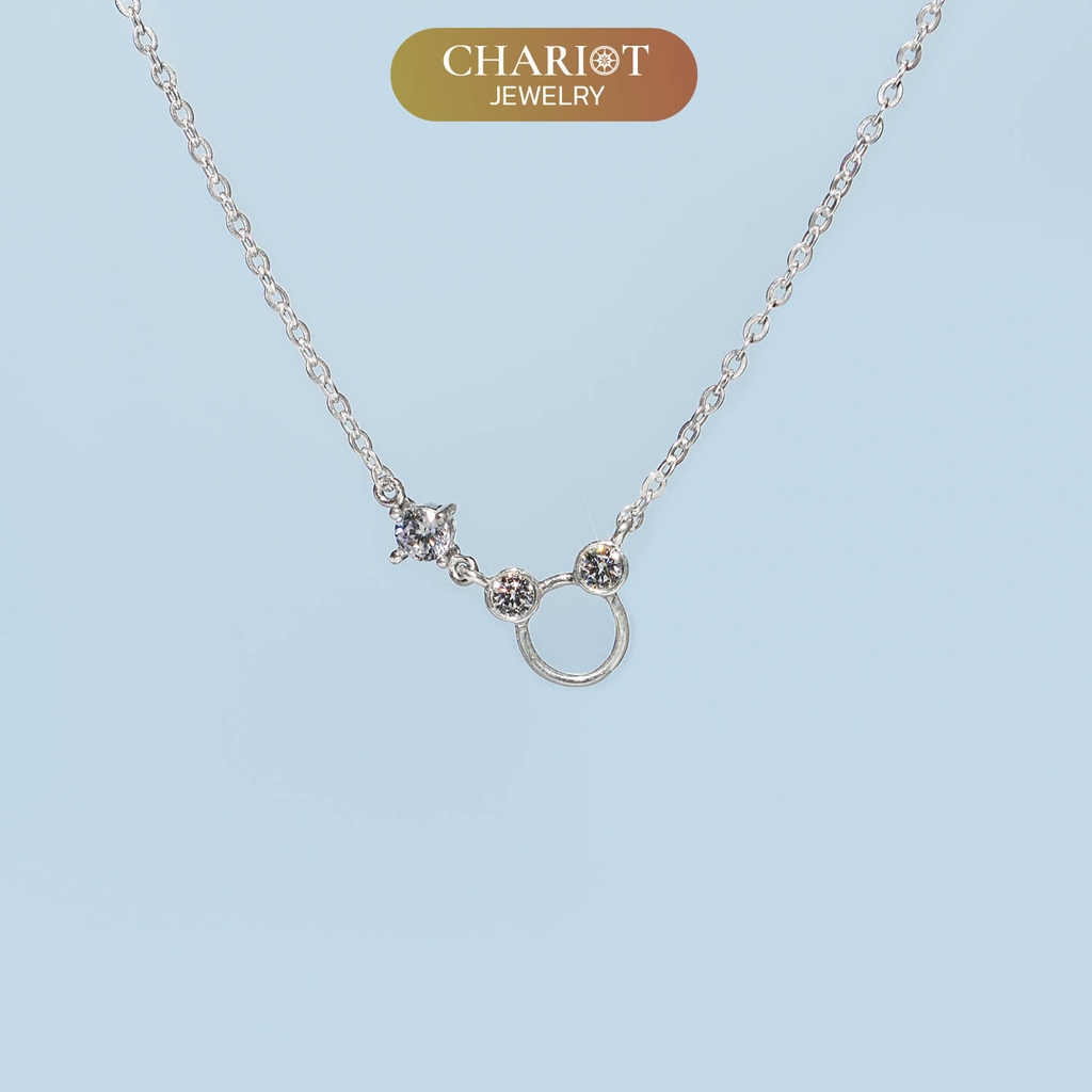 Dây chuyền DCJ103 chuột Mickey xinh xắn bạc 925 ChariotJewelry