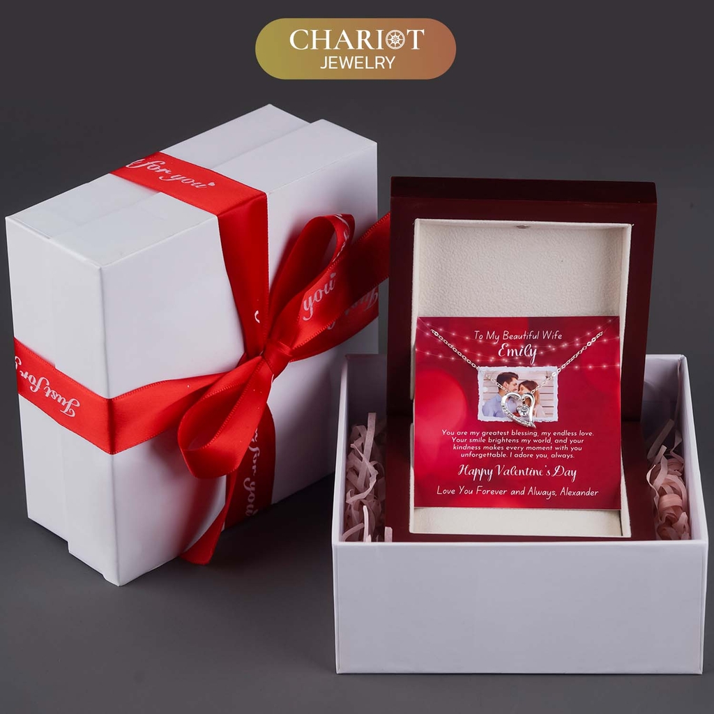 Dây chuyền bạc DCJ01 Forever Love s925 sang trọng trẻ trung ChariotJewelry