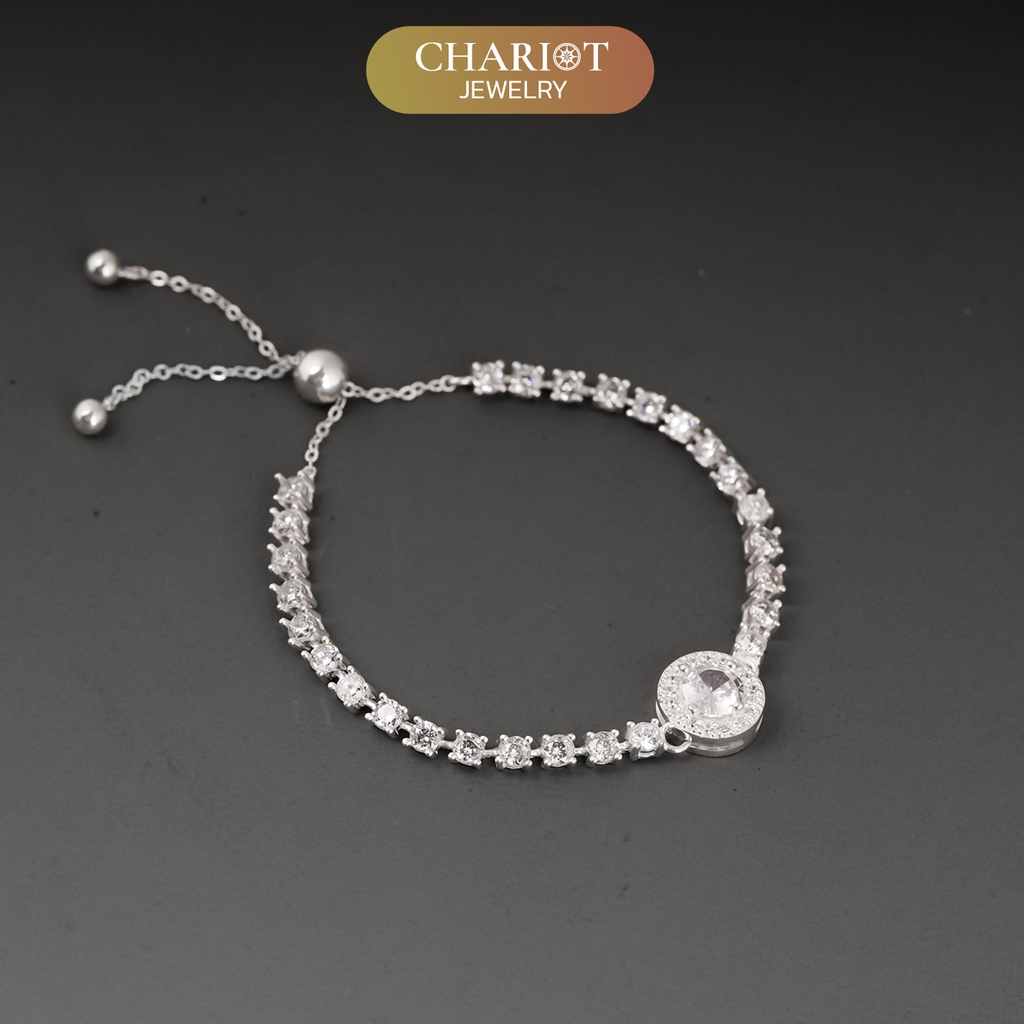Lắc tay BCJ23 dòng thác pha lê tỏa sáng Chariot Jewelry
