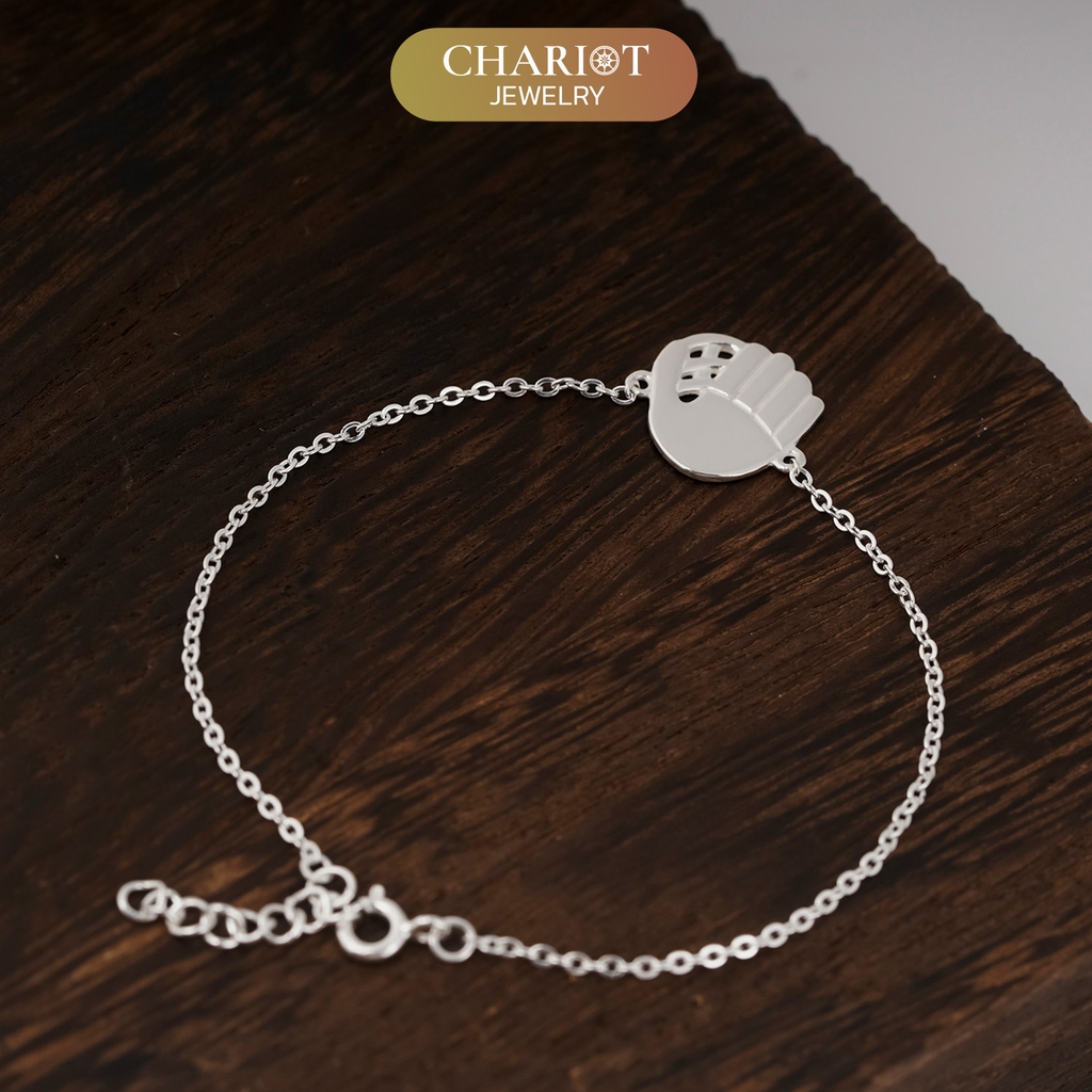 Lắc tay BCJ26 kết hợp charm găng tay bóng chày Chariot Jewelry