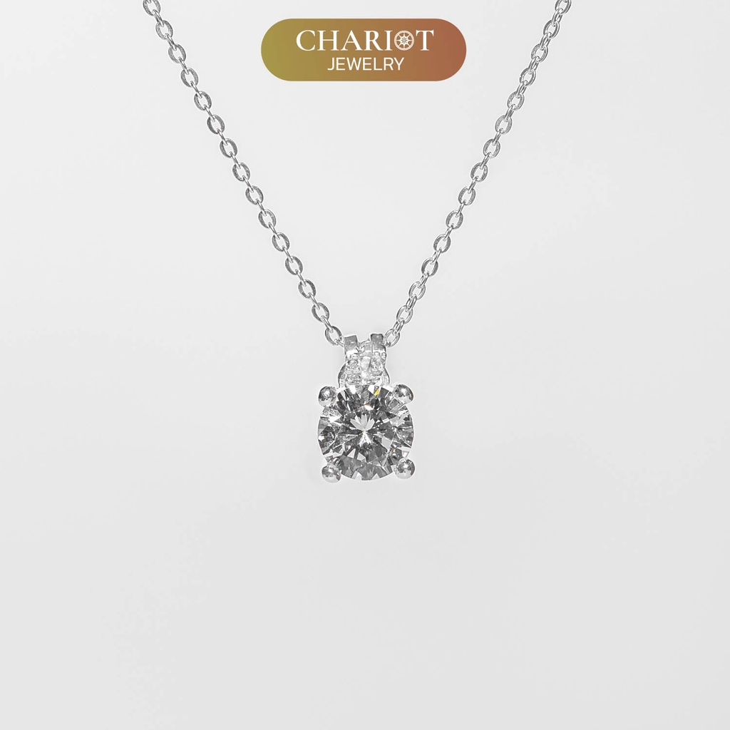 Dây Chuyền Bạc S925 DCJ115 Mặt Chữ Mom Chariot Jewelry