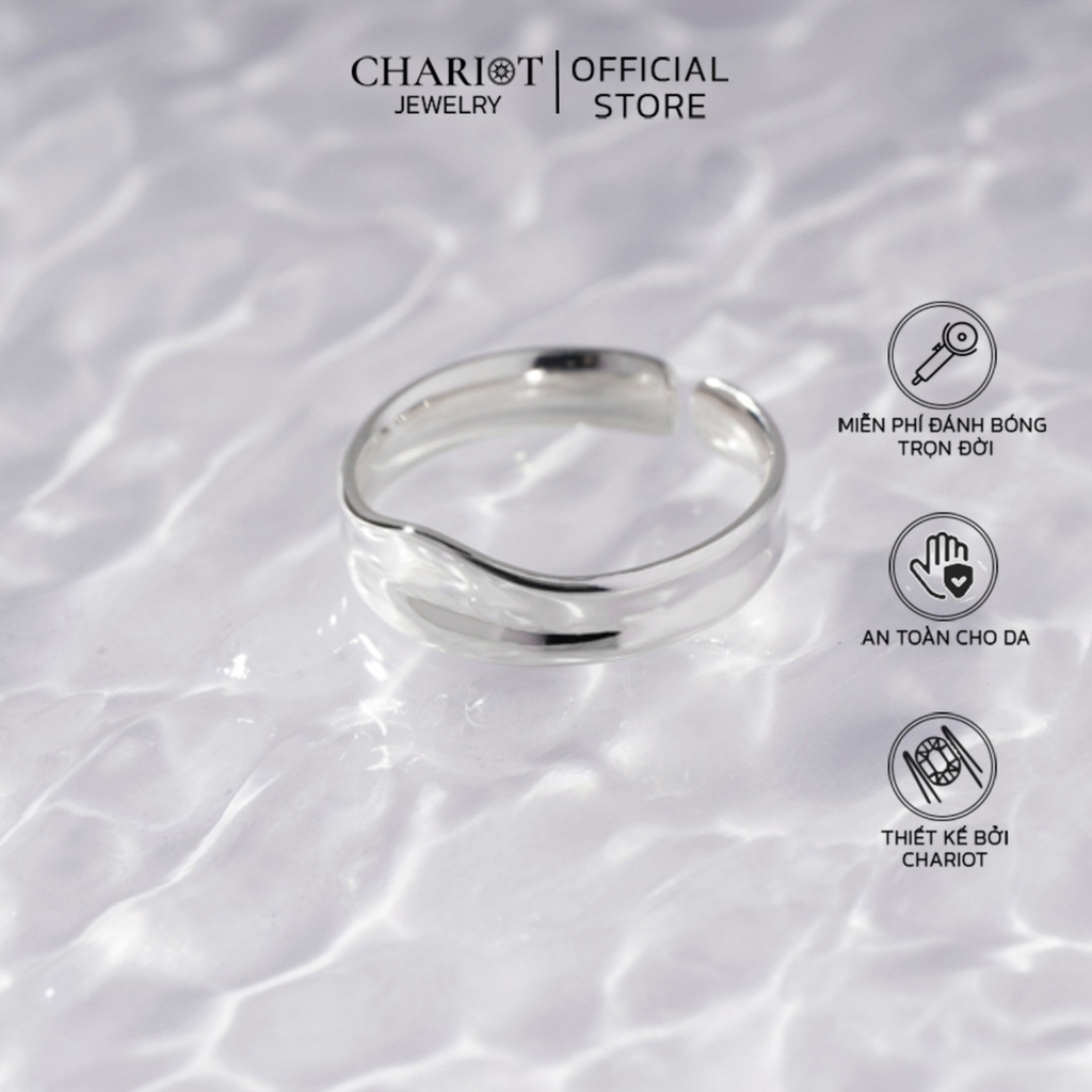 Nhẫn Bạc NCJ22 vương miện cách điệu Chariot Jewelry