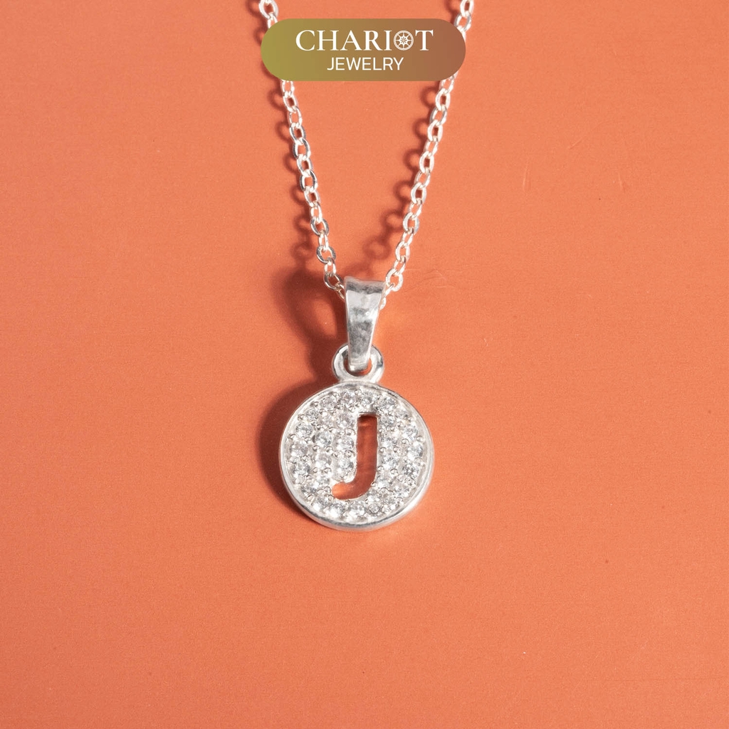 Dây chuyền DCJ104 chữ cái mang phong cách cá nhân hóa bạc 925 ChariotJewelry