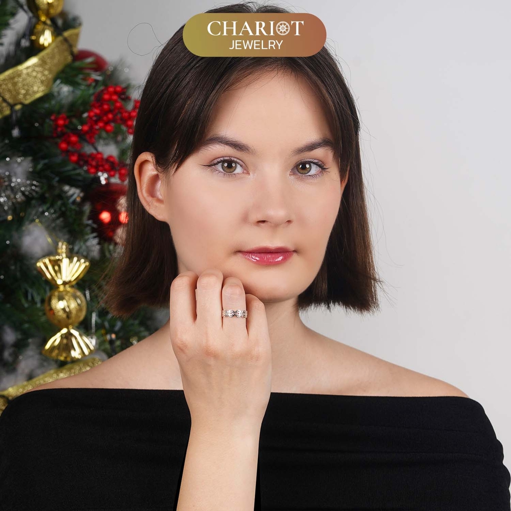 Nhẫn Bạc NCJ32 Kim Tiền Unisex Chariot Jewelry