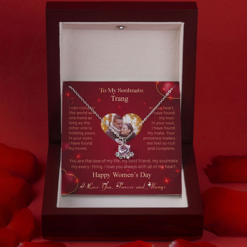 Dây chuyền bạc DCJ68 S925 trái tim đính đá sắc màu, quà tặng 8-3 ý nghĩa, Chariot Jewelry