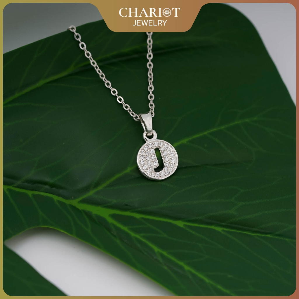Dây chuyền DCJ104 chữ cái mang phong cách cá nhân hóa bạc 925 ChariotJewelry