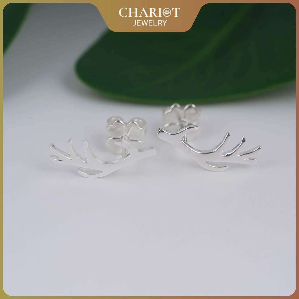 Khuyên tai ECJ118 Reindeer Giáng sinh ChariotJewelry