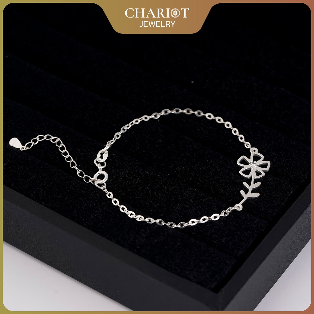 Lắc tay BCJ18 đóa hoa tinh tế Chariot Jewelry