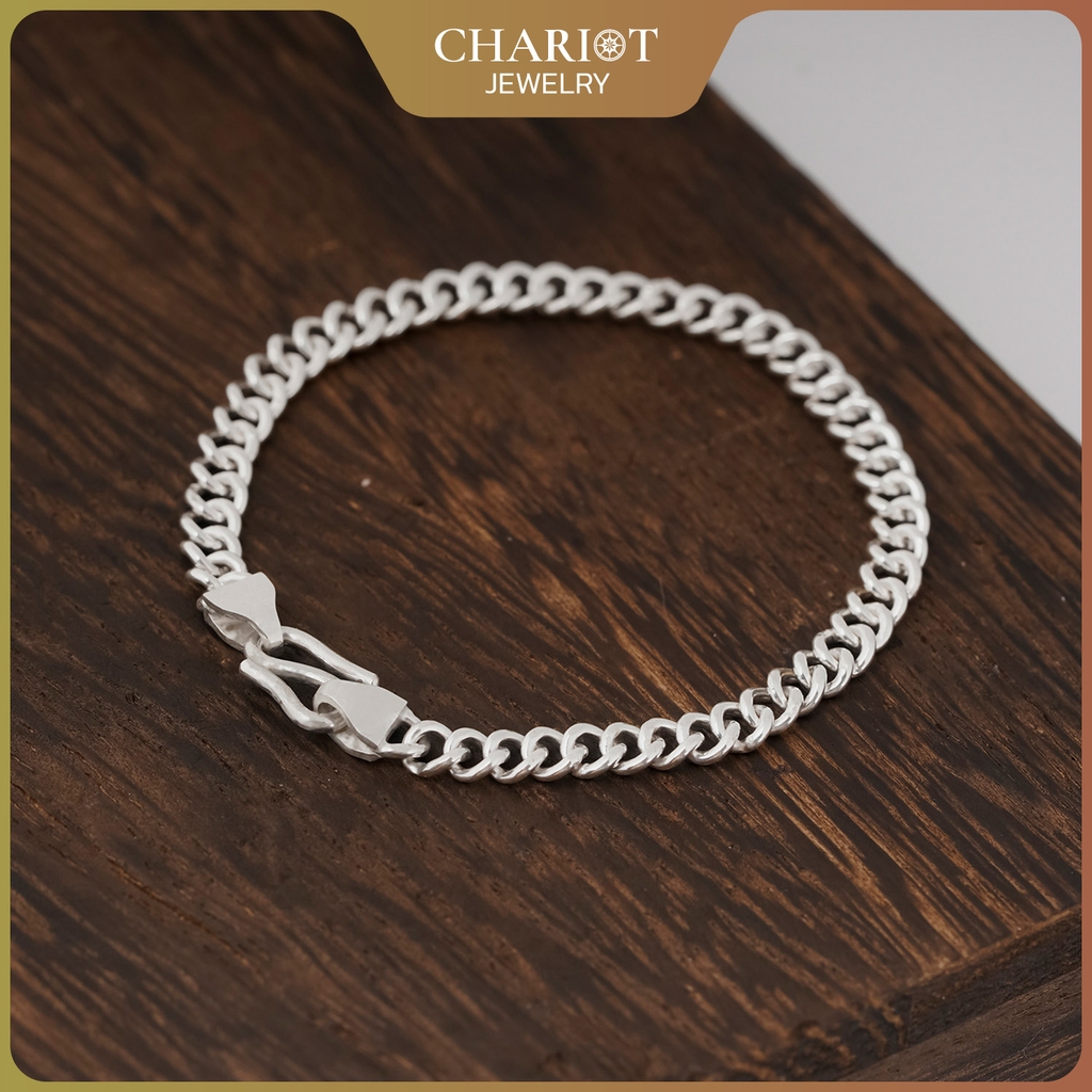 Lắc tay BCJ21 bạc nguyên chất cho bé Chariot Jewelry