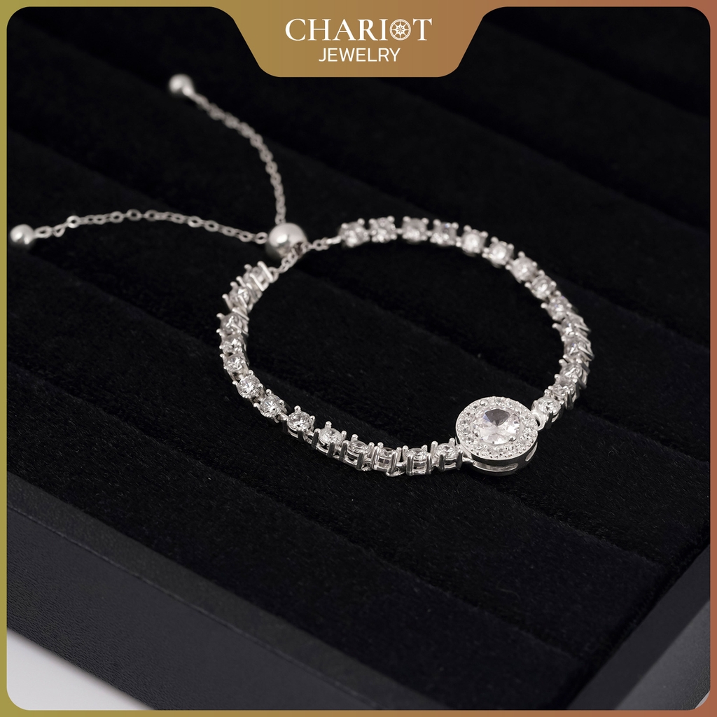 Lắc tay BCJ23 dòng thác pha lê tỏa sáng Chariot Jewelry