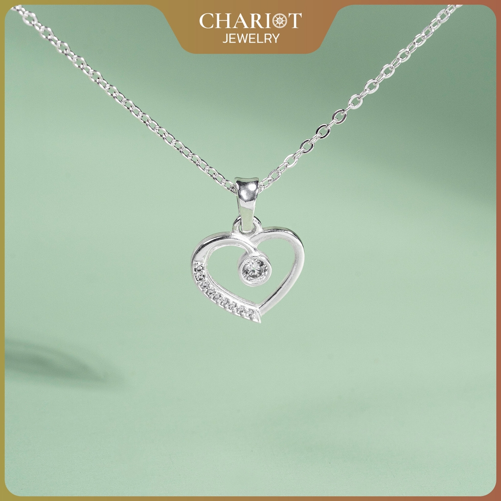 Dây chuyền bạc S925 DCJ162 Heartfelt, quà tặng 8-3 ý nghĩa, Chariot Jewelry