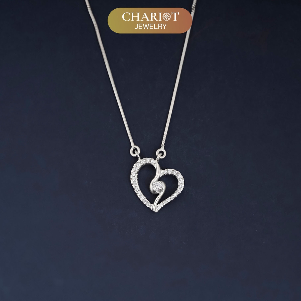 Dây chuyền DCJ08 S925 Fairy Heart, quà tặng Valentine ý nghĩa, Chariot Jewelry