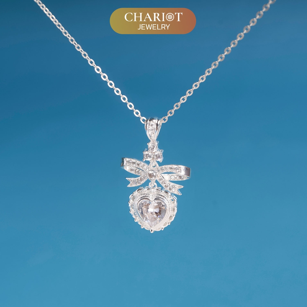 Bản sao của Dây chuyền DCJ04 bạc s925 Eternal Love sang trọng, thanh lịch, quà tặng 8-3 ý nghĩa, ChariotJewelry