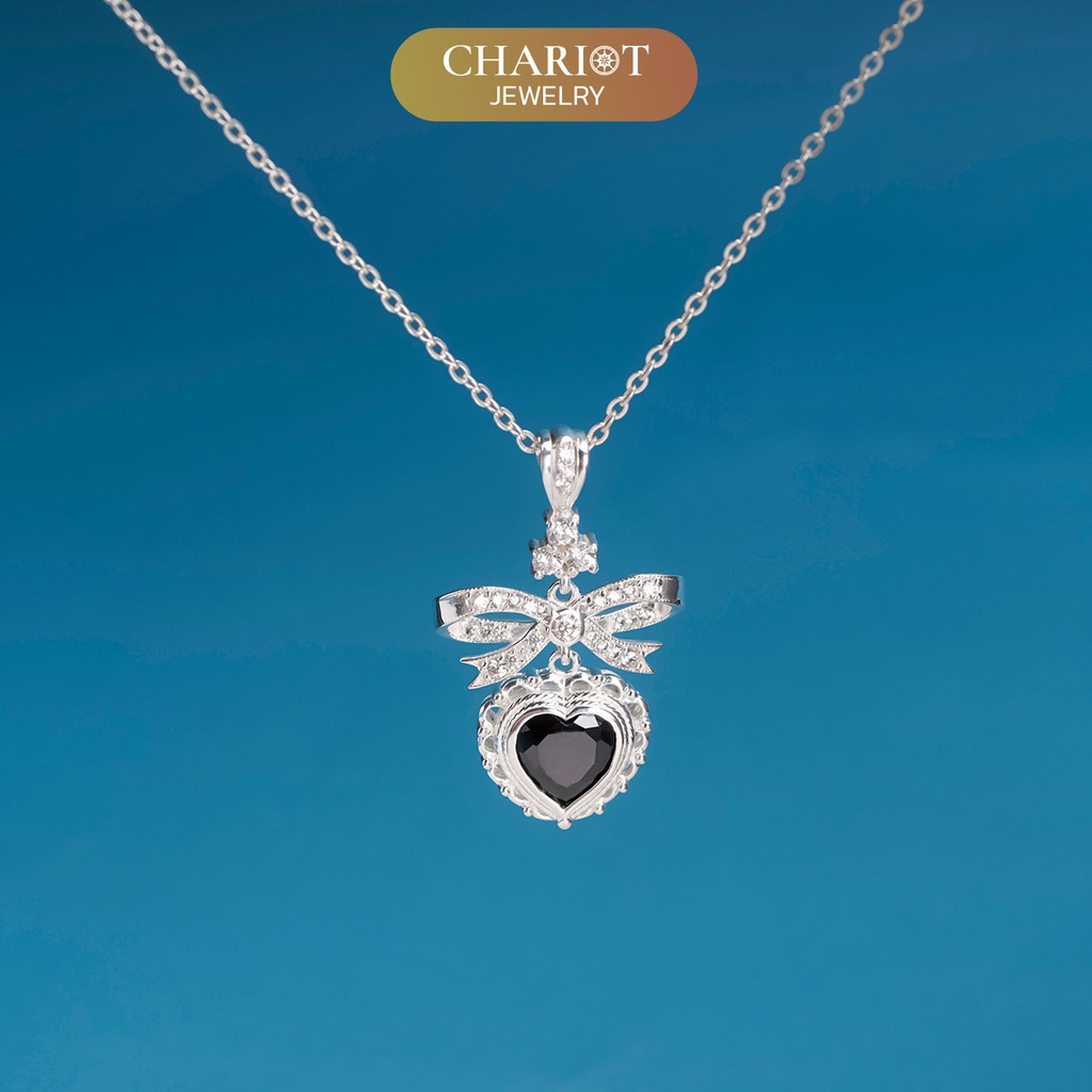 Dây chuyền DCJ04 bạc s925 Eternal Love sang trọng, thanh lịch, quà tặng Valentine ý nghĩa, ChariotJewelry