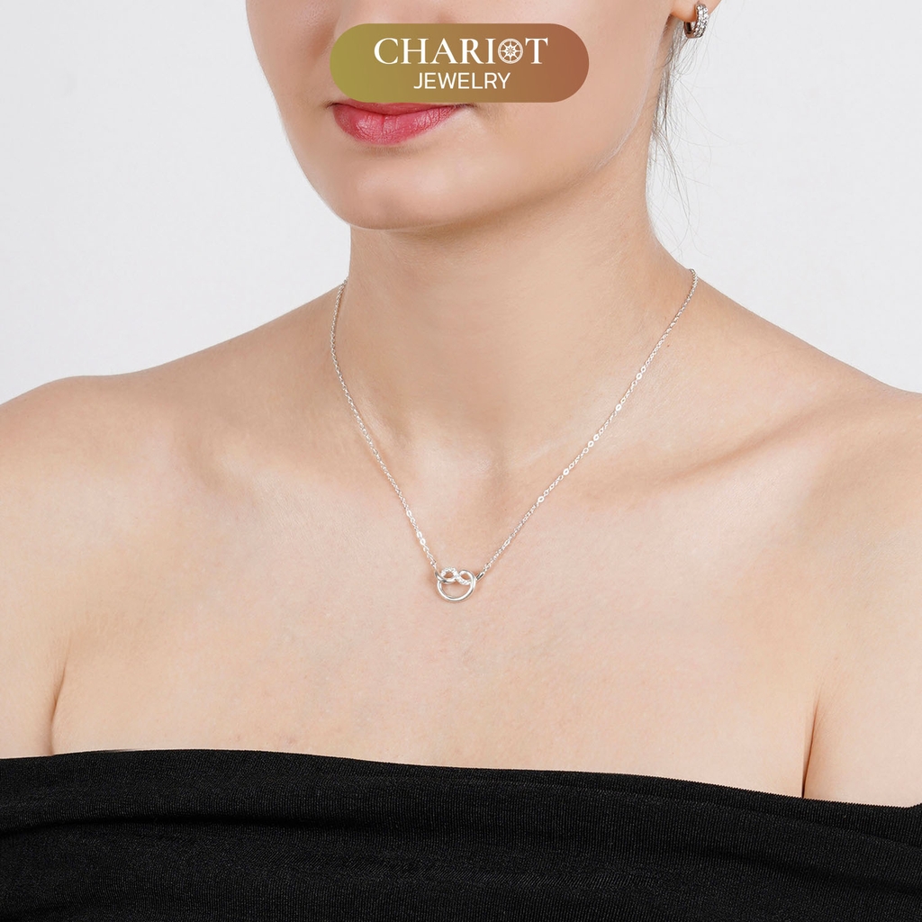Dây chuyền bạc DCJ16 Infinity Link S925 ChariotJewelry