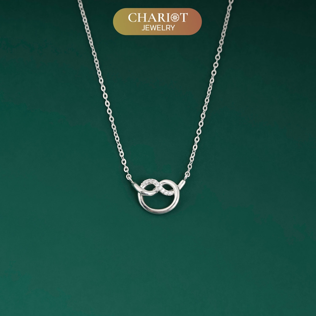 Dây chuyền bạc DCJ16 Infinity Link S925 ChariotJewelry