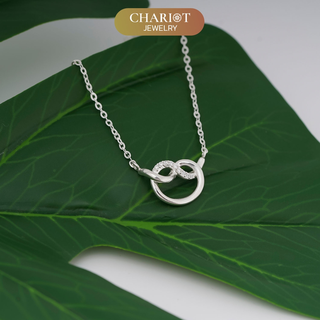 Dây chuyền bạc DCJ16 Infinity Link S925 ChariotJewelry