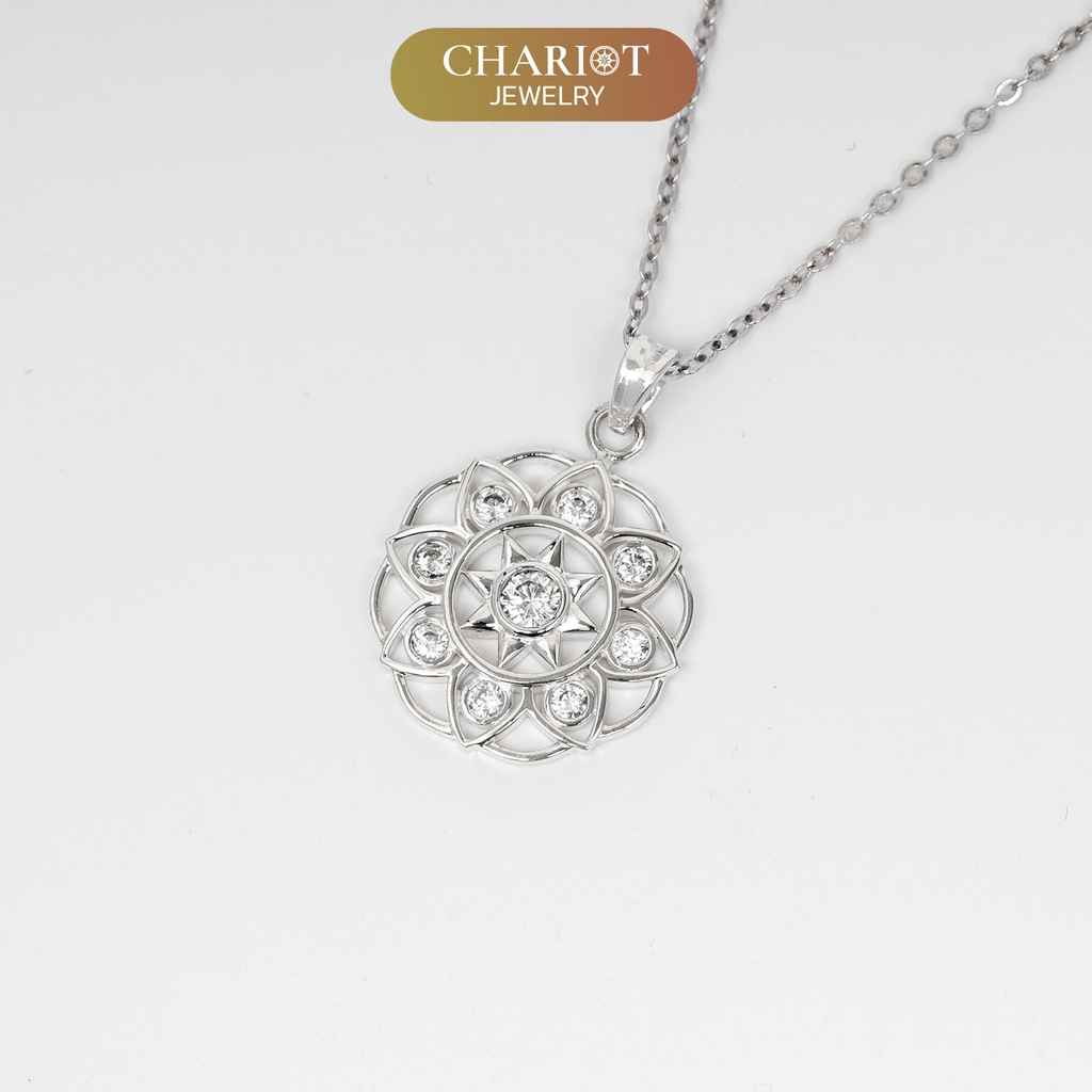Dây chuyền bạc DCJ19 925 Sun Hill S925 ChariotJewelry