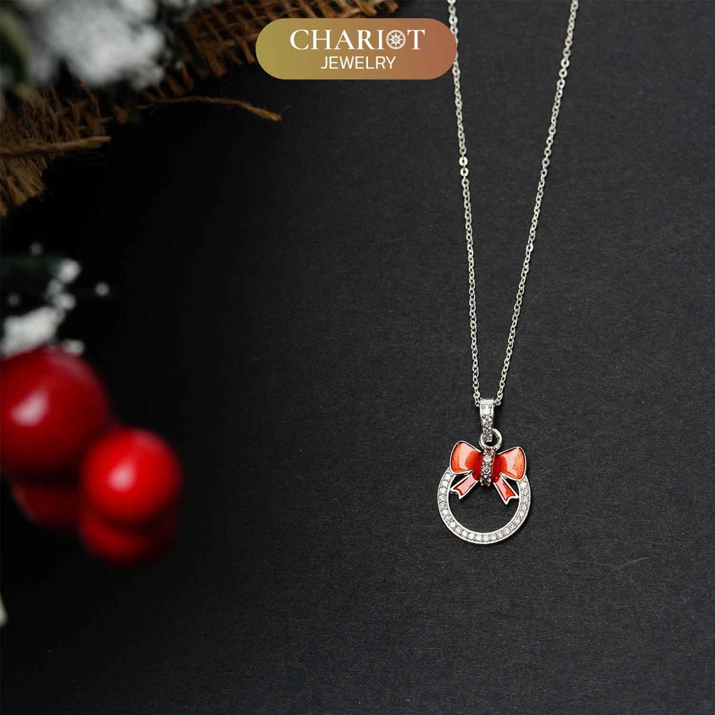 Dây chuyền bạc DCJ27 925 CHARIOT Jingle bell ChariotJewelry