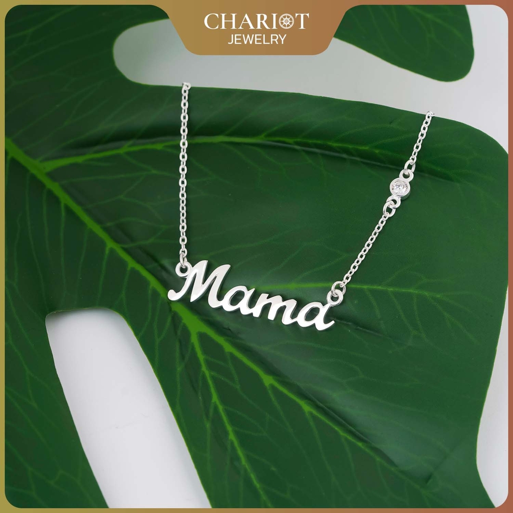 Dây chuyền DCJ87 Love Mama bạc 925 ChariotJewelry