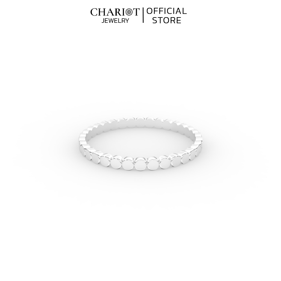 Nhẫn Bạc NCJ42 Hình Tròn Nối Tiếp Chariot Jewelry