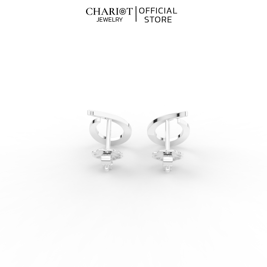 Khuyên Tai Bạc ECJ58 Teardrop Chariot Jewelry
