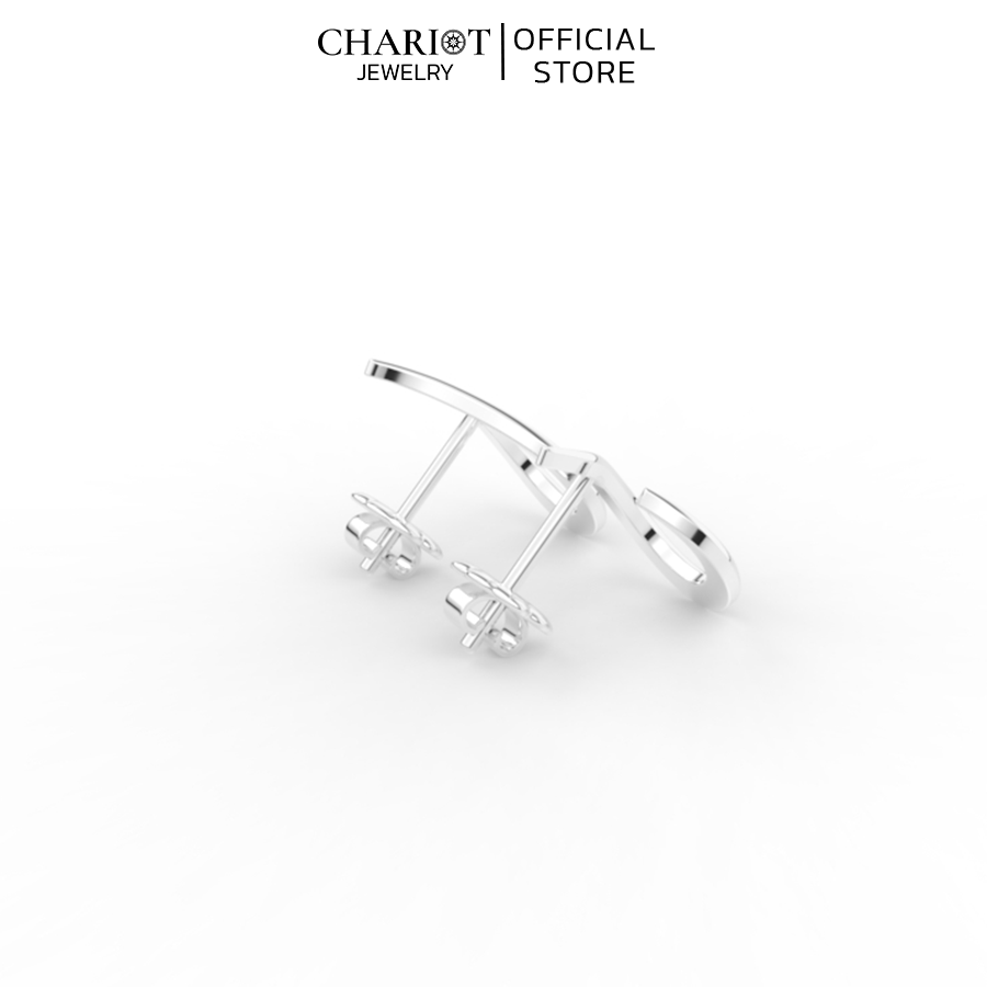 Khuyên Tai Bạc ECJ58 Teardrop Chariot Jewelry
