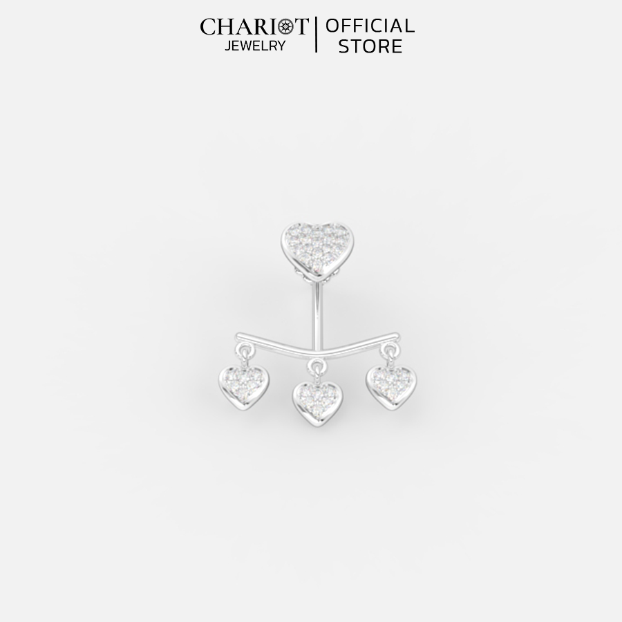 Khuyên Tai Bạc ECJ83 Venus Chariot Jewelry