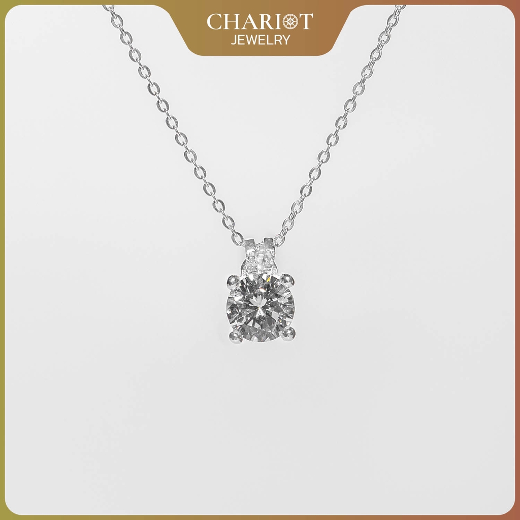 Dây Chuyền Bạc S925 DCJ115 Mặt Chữ Mom Chariot Jewelry