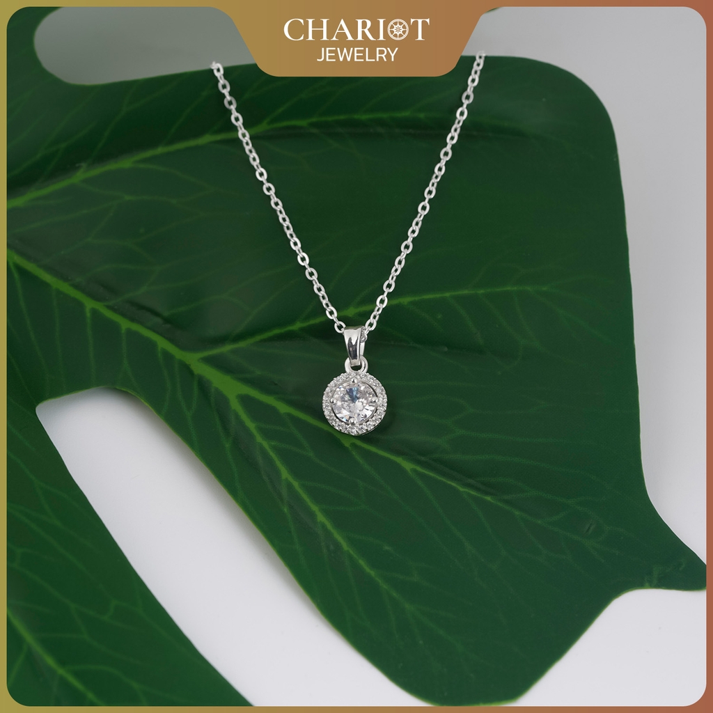 Dây Chuyền Bạc S925 DCJ119 Mặt Hình Trái Tim Chariot Jewelry