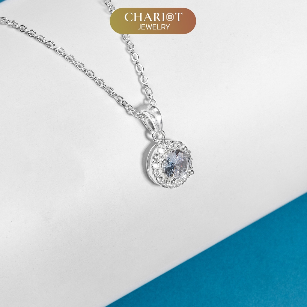 Dây Chuyền Bạc S925 DCJ119 Mặt Hình Trái Tim Chariot Jewelry